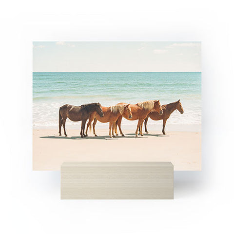 Kevin Russ Summer Beach Horses Mini Art Print