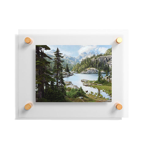 Kevin Russ Summer in the Cascades Floating Acrylic Print