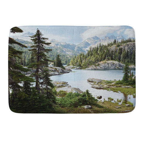 Kevin Russ Summer in the Cascades Memory Foam Bath Mat
