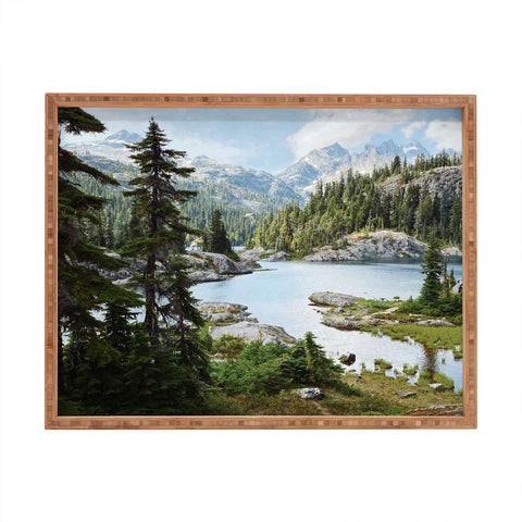 Kevin Russ Summer in the Cascades Rectangular Tray