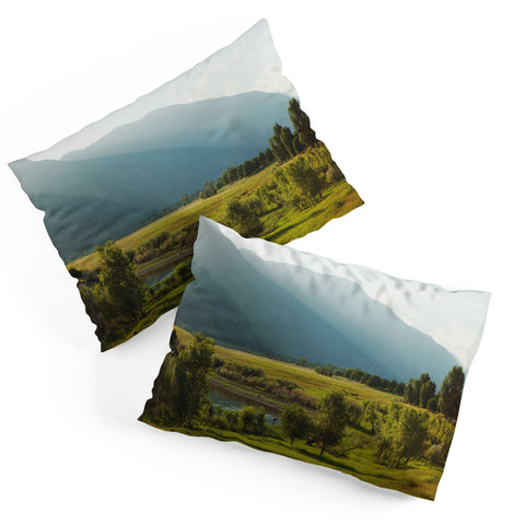 Kevin Russ Wading Deer Pillow Shams