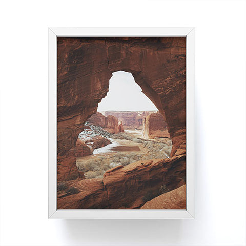 Kevin Russ Window Rock Framed Mini Art Print
