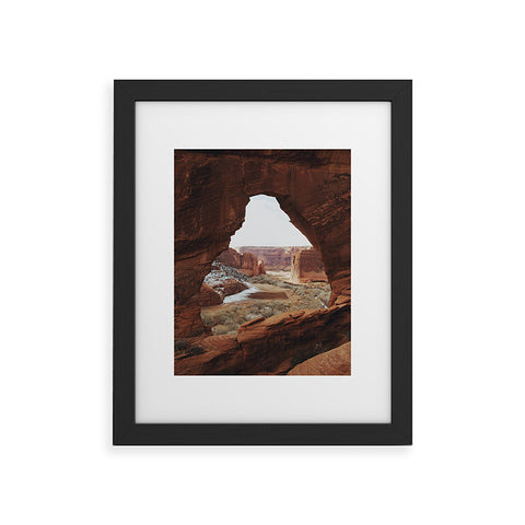 Kevin Russ Window Rock Framed Art Print