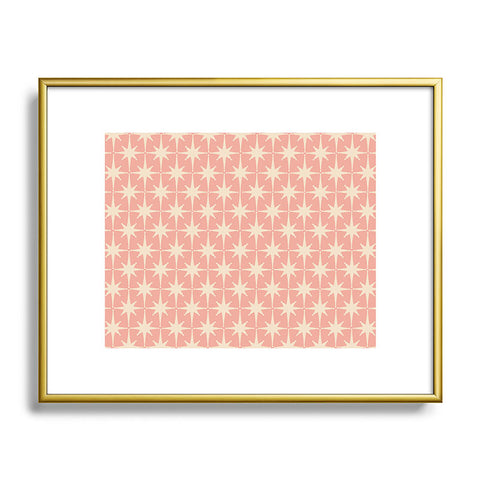 Kierkegaard Design Studio Atomic Age 1950s Retro Starburst Metal Framed Art Print