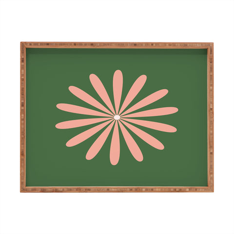 Kierkegaard Design Studio Big Daisy Retro Minimalism Rectangular Tray