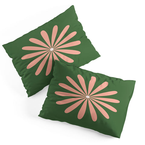 Kierkegaard Design Studio Big Daisy Retro Minimalism Pillow Shams