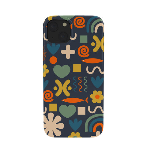 Kierkegaard Design Studio Cute Miscellany Rainbow Floral Phone Case