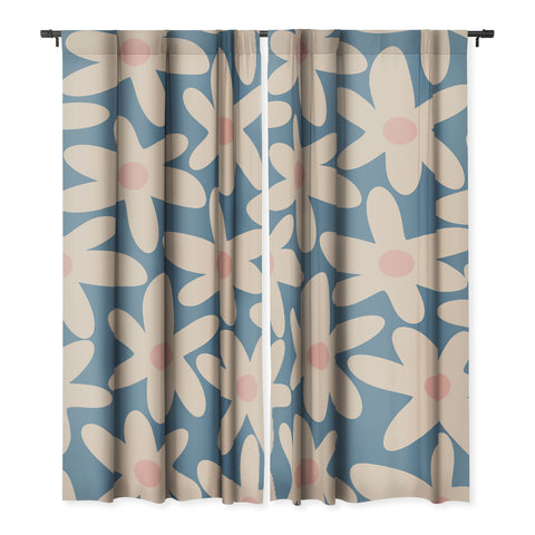 Kierkegaard Design Studio Daisy Time Retro Floral I Blackout Non Repeat