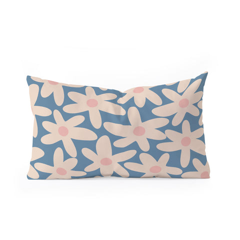 Kierkegaard Design Studio Daisy Time Retro Floral I Oblong Throw Pillow