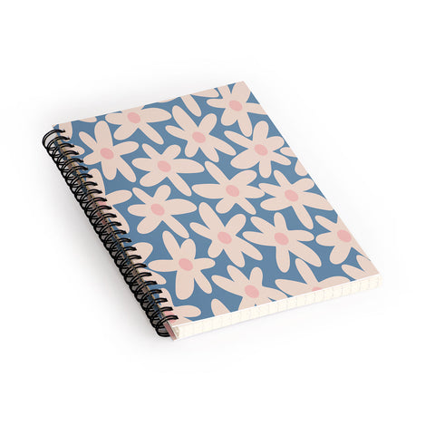 Kierkegaard Design Studio Daisy Time Retro Floral I Spiral Notebook