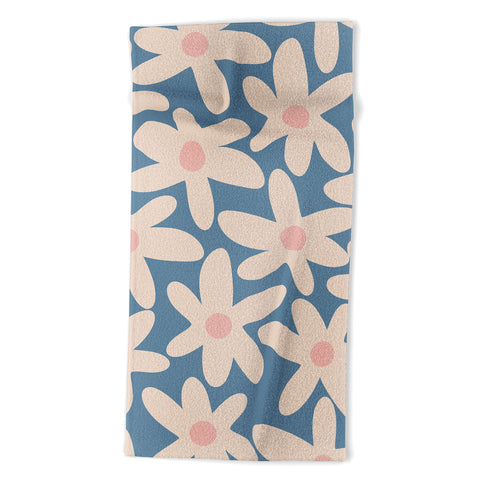 Kierkegaard Design Studio Daisy Time Retro Floral I Beach Towel