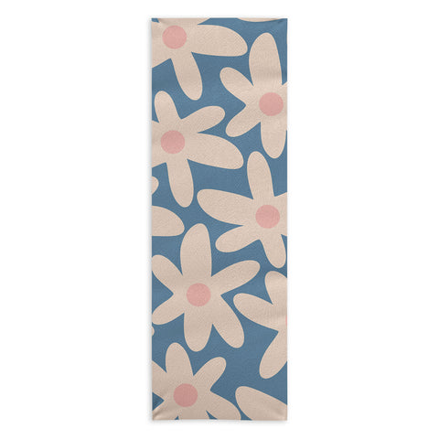 Kierkegaard Design Studio Daisy Time Retro Floral I Yoga Towel