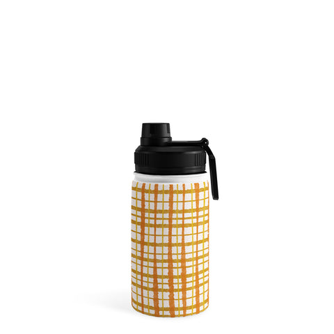 Kierkegaard Design Studio Hygge Retro Stripe Painted Plaid Water Bottle