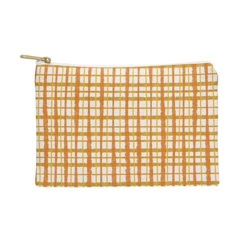 Kierkegaard Design Studio Hygge Retro Stripe Painted Plaid Pouch