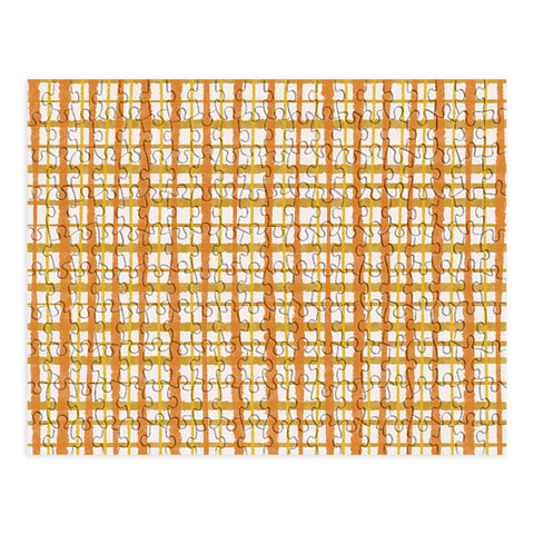 Kierkegaard Design Studio Hygge Retro Stripe Painted Plaid Puzzle