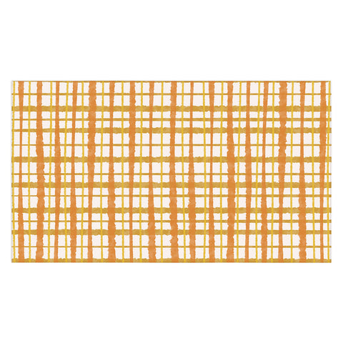 Kierkegaard Design Studio Hygge Retro Stripe Painted Plaid Tablecloth