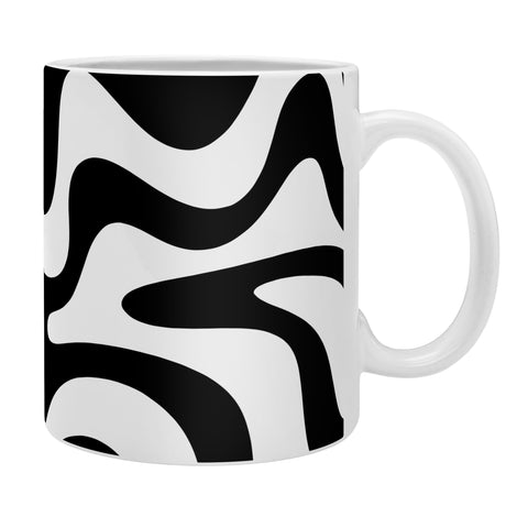 Kierkegaard Design Studio Liquid Swirl Abstract Pattern Coffee Mug