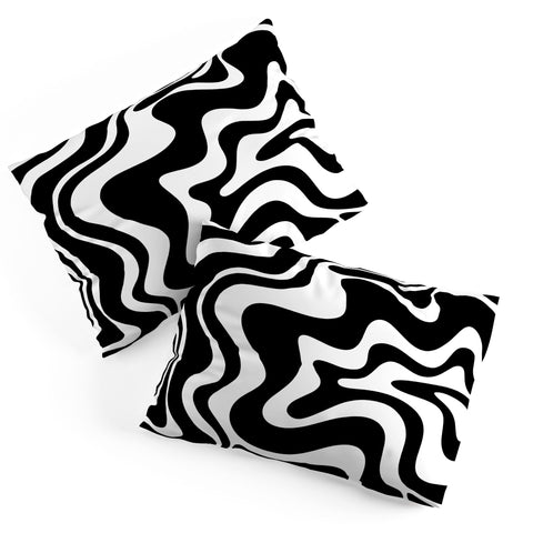 Kierkegaard Design Studio Liquid Swirl Abstract Pattern Pillow Shams