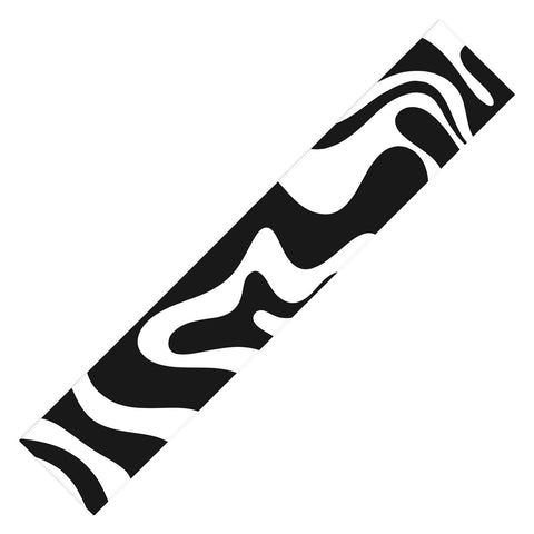 Kierkegaard Design Studio Liquid Swirl Abstract Pattern Table Runner