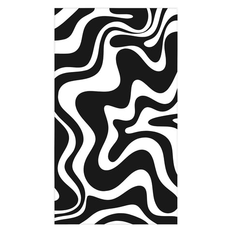 Kierkegaard Design Studio Liquid Swirl Abstract Pattern Tablecloth