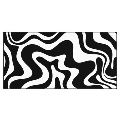 Kierkegaard Design Studio Liquid Swirl Abstract Pattern Desk Mat