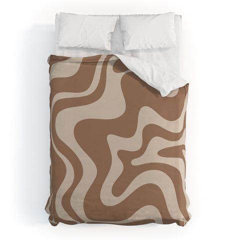 Kierkegaard Design Studio Liquid Swirl Contemporary Duvet Cover