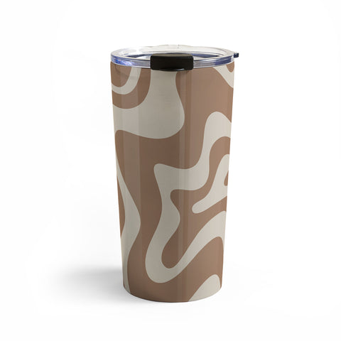 Kierkegaard Design Studio Liquid Swirl Contemporary Travel Mug