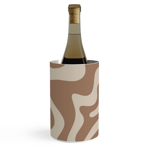 Kierkegaard Design Studio Liquid Swirl Contemporary Wine Chiller