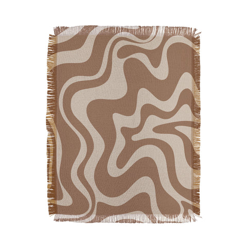 Kierkegaard Design Studio Liquid Swirl Contemporary Throw Blanket