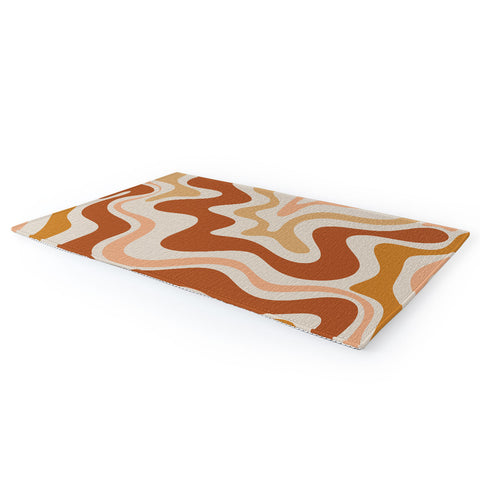 Kierkegaard Design Studio Liquid Swirl Earth Tones Area Rug