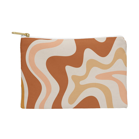 Kierkegaard Design Studio Liquid Swirl Earth Tones Pouch
