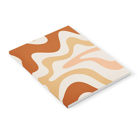 Kierkegaard Design Studio Liquid Swirl Earth Tones Notebook