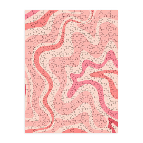 Kierkegaard Design Studio Liquid Swirl Soft Pink Puzzle