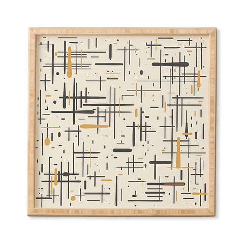 Kierkegaard Design Studio MidCentury Modern Kinetikos Framed Wall Art