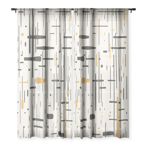 Kierkegaard Design Studio MidCentury Modern Kinetikos Sheer Non Repeat