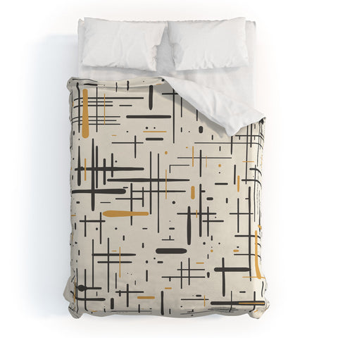 Kierkegaard Design Studio MidCentury Modern Kinetikos Duvet Cover