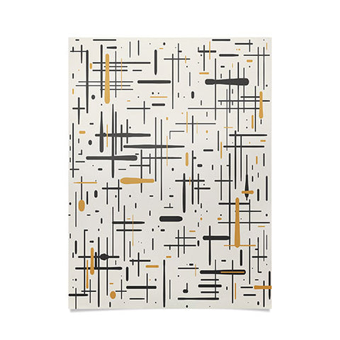 Kierkegaard Design Studio MidCentury Modern Kinetikos Poster