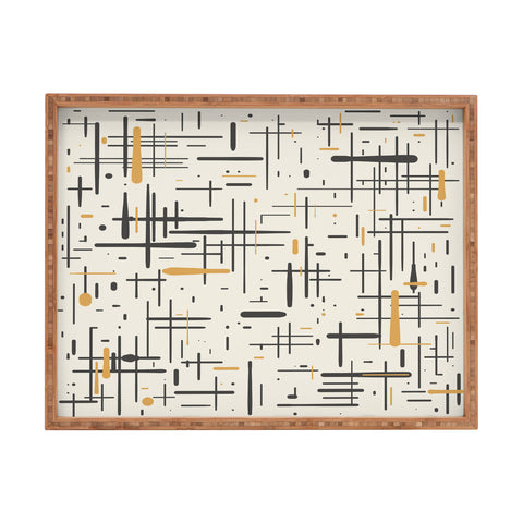 Kierkegaard Design Studio MidCentury Modern Kinetikos Rectangular Tray