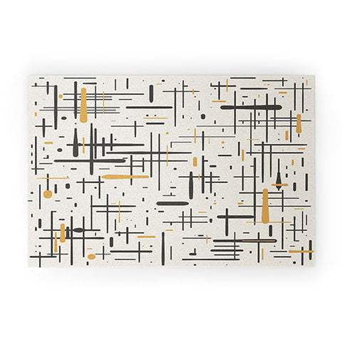 Kierkegaard Design Studio MidCentury Modern Kinetikos Welcome Mat