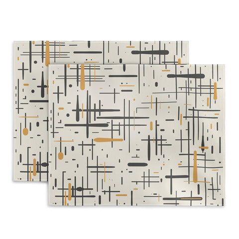 Kierkegaard Design Studio MidCentury Modern Kinetikos Placemat