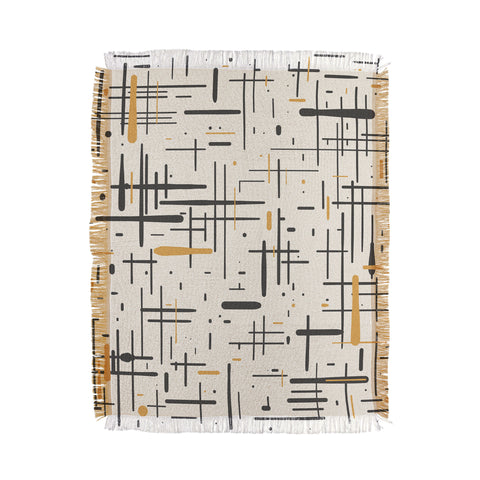Kierkegaard Design Studio MidCentury Modern Kinetikos Throw Blanket