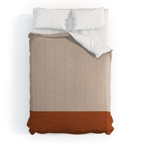 Kierkegaard Design Studio Minimalist Solid Color Block 1 Comforter