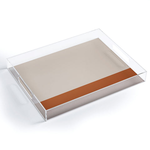 Kierkegaard Design Studio Minimalist Solid Color Block 1 Acrylic Tray