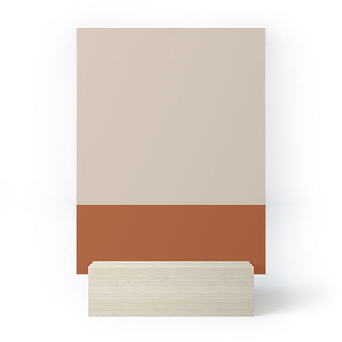 Kierkegaard Design Studio Minimalist Solid Color Block 1 Mini Art Print