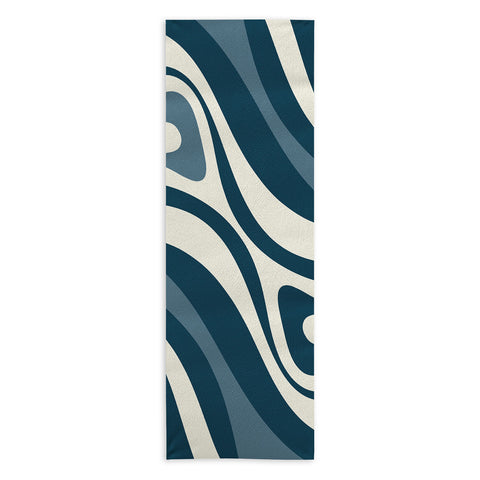 Kierkegaard Design Studio New Groove Retro Swirl Abstract Yoga Towel