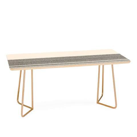 Kierkegaard Design Studio Organic Stripes Minimalist Black Coffee Table