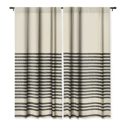 Kierkegaard Design Studio Organic Stripes Minimalist Black Blackout Non Repeat