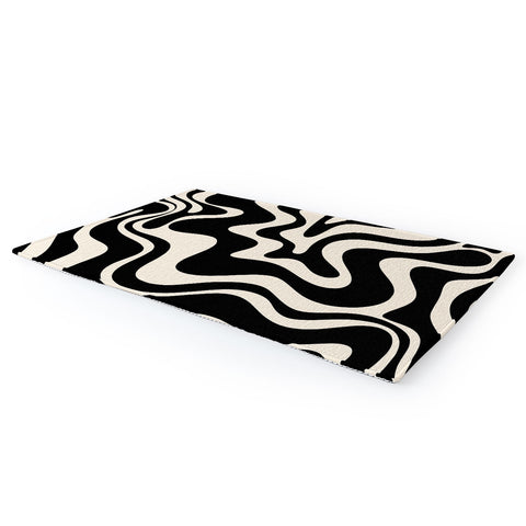 Kierkegaard Design Studio Retro Liquid Swirl Abstract Area Rug