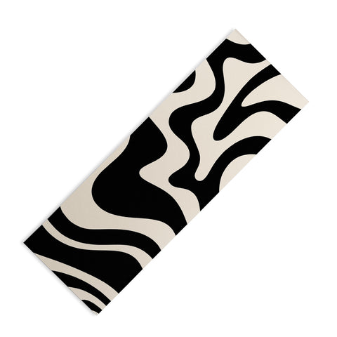 Kierkegaard Design Studio Retro Liquid Swirl Abstract Pattern 3 Yoga Mat