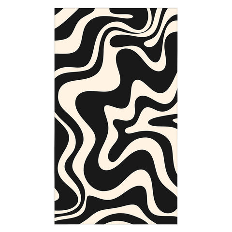 Kierkegaard Design Studio Retro Liquid Swirl Abstract Tablecloth